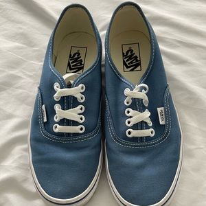 Blue Vans, size 8.5 women or 7.0 men